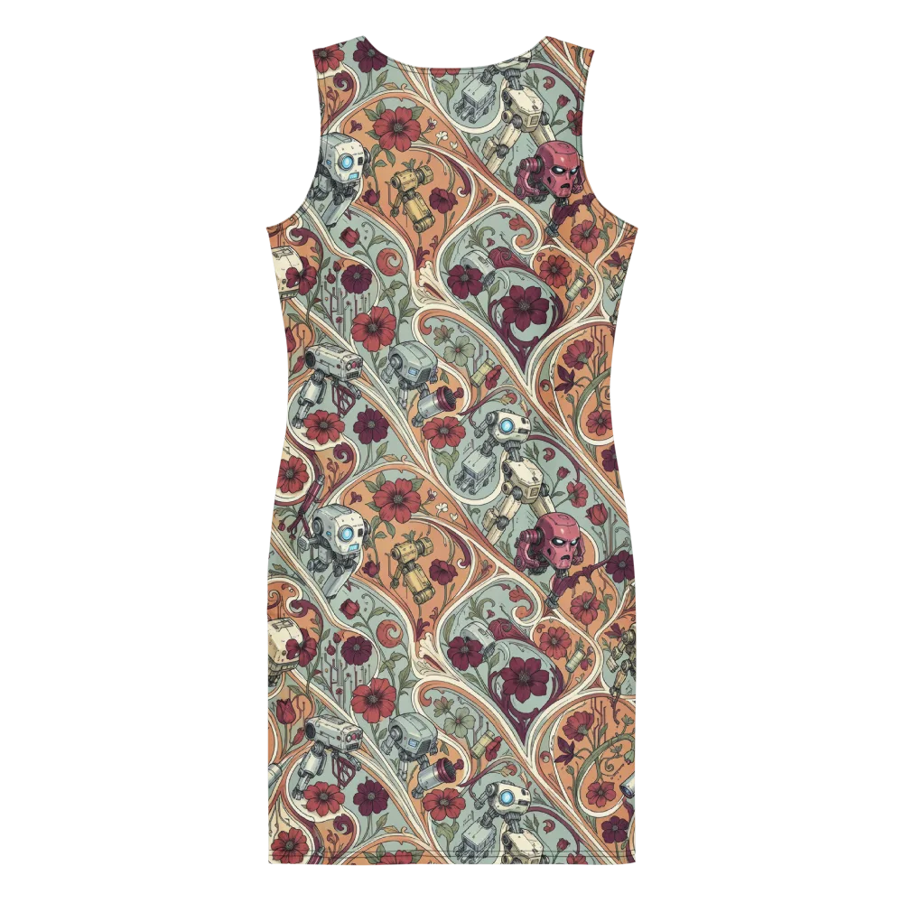 Clockwork Conservatory on Bodycon Dress — Back