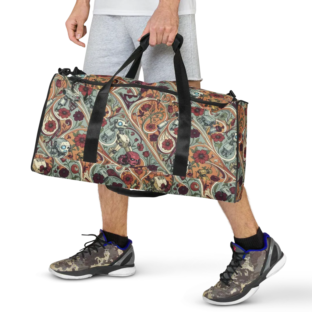 Clockwork Conservatory on Duffle Bag — Front