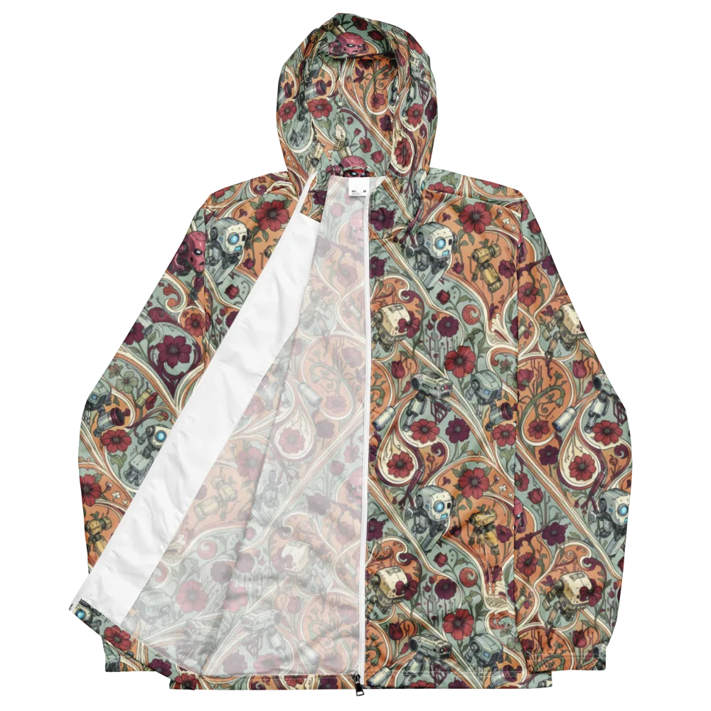 Clockwork Conservatory on Men's Windbreaker — Front