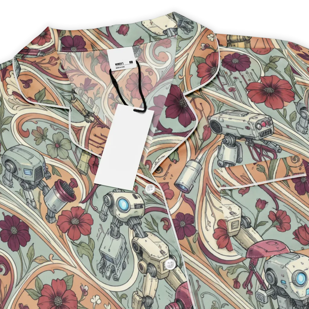 Clockwork Conservatory on Women's Short Sleeve Pajama Top — Product details
