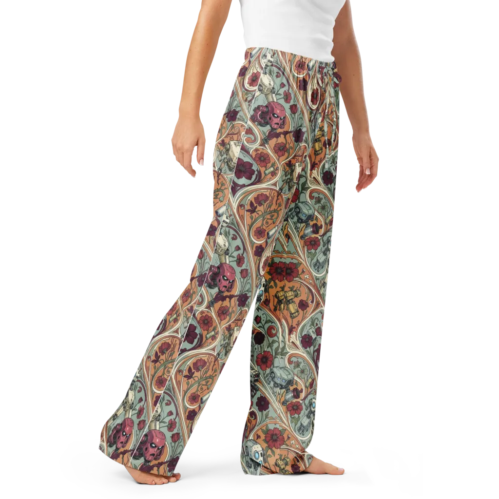 Clockwork Conservatory on Women's Pajama Pants — Right Front