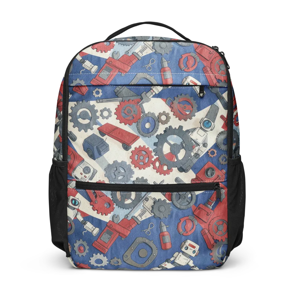 Clockwork Orbit on Utility Backpack — Front