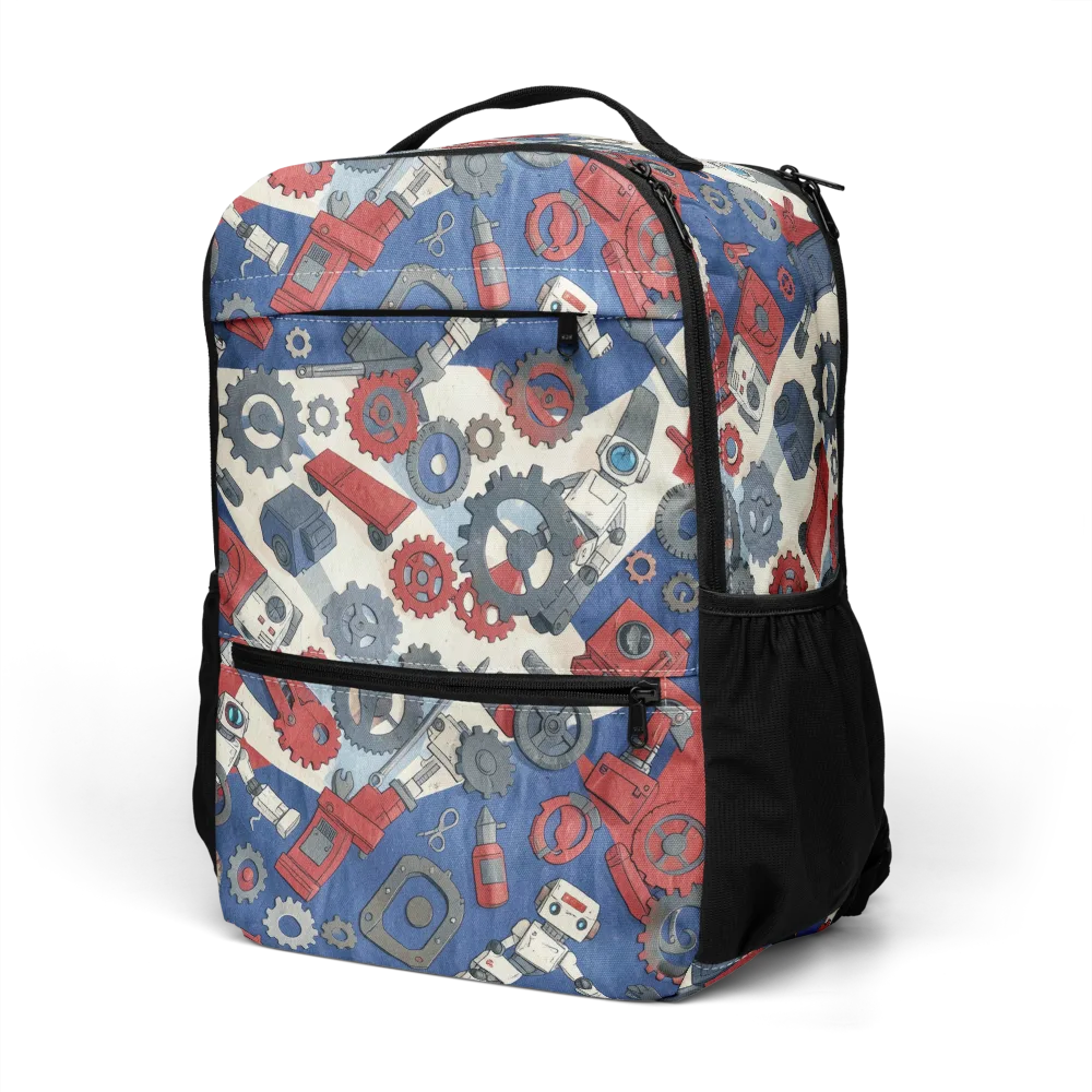 Clockwork Orbit on Utility Backpack — Left Front
