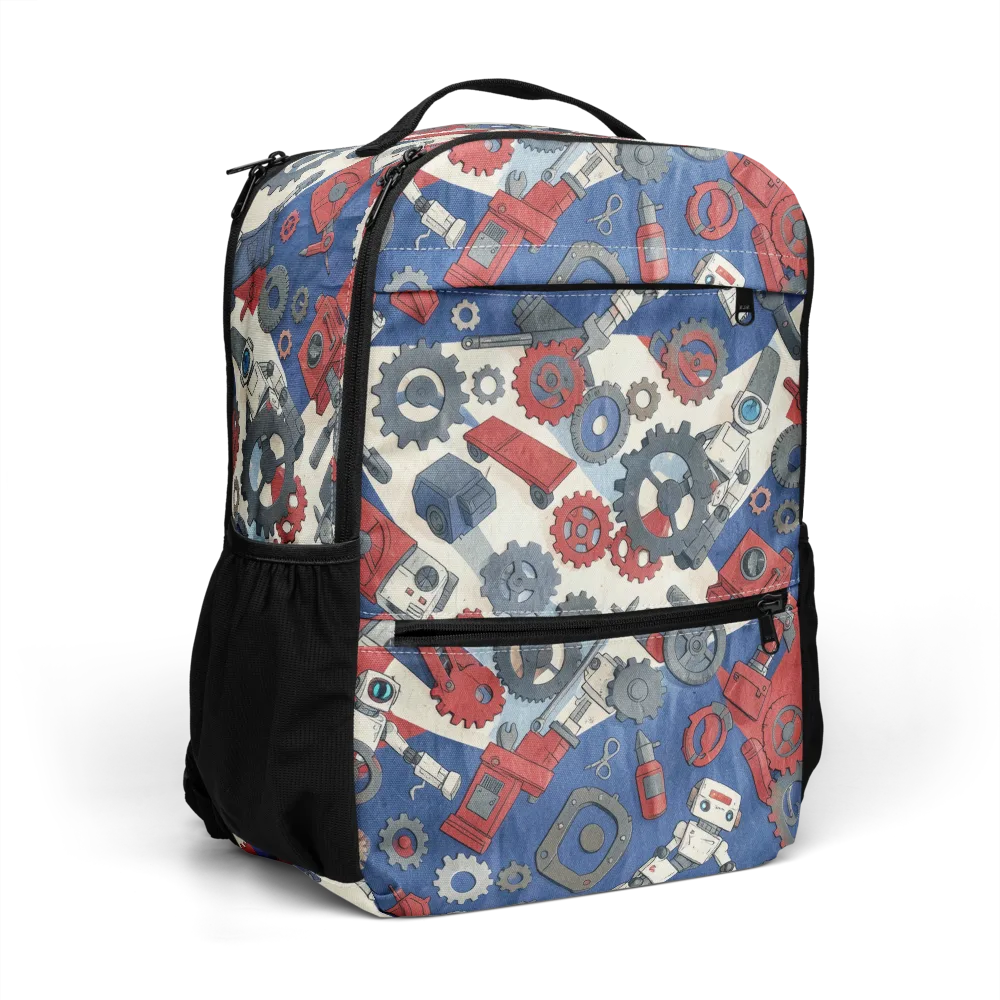 Clockwork Orbit on Utility Backpack — Right Front