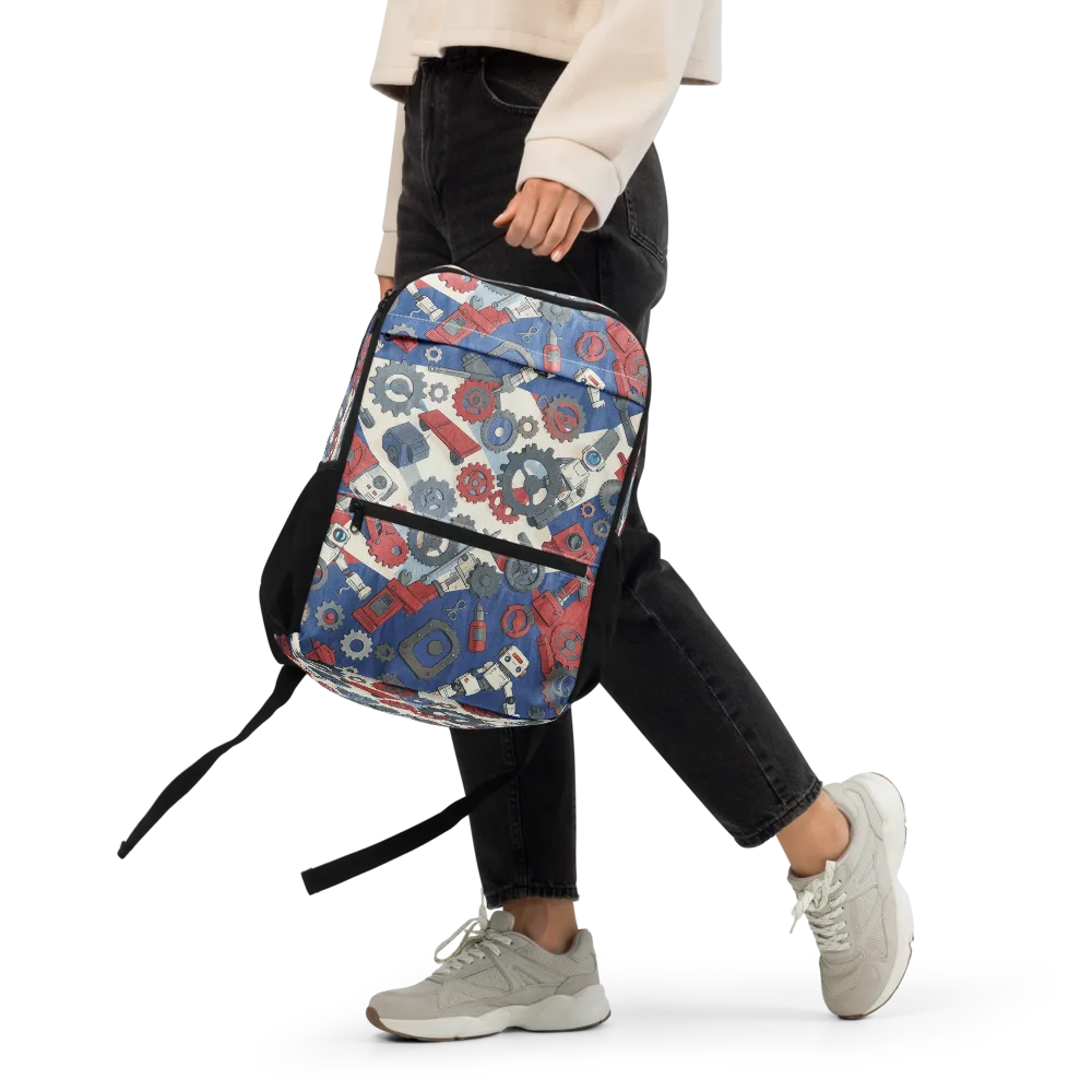 Clockwork Orbit on Utility Backpack — Front