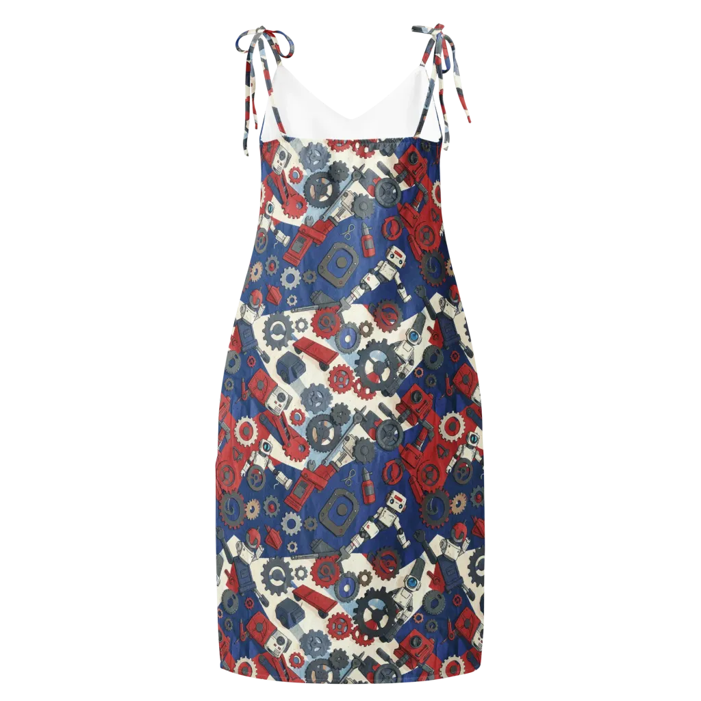 Clockwork Orbit on Slip Dress — Back