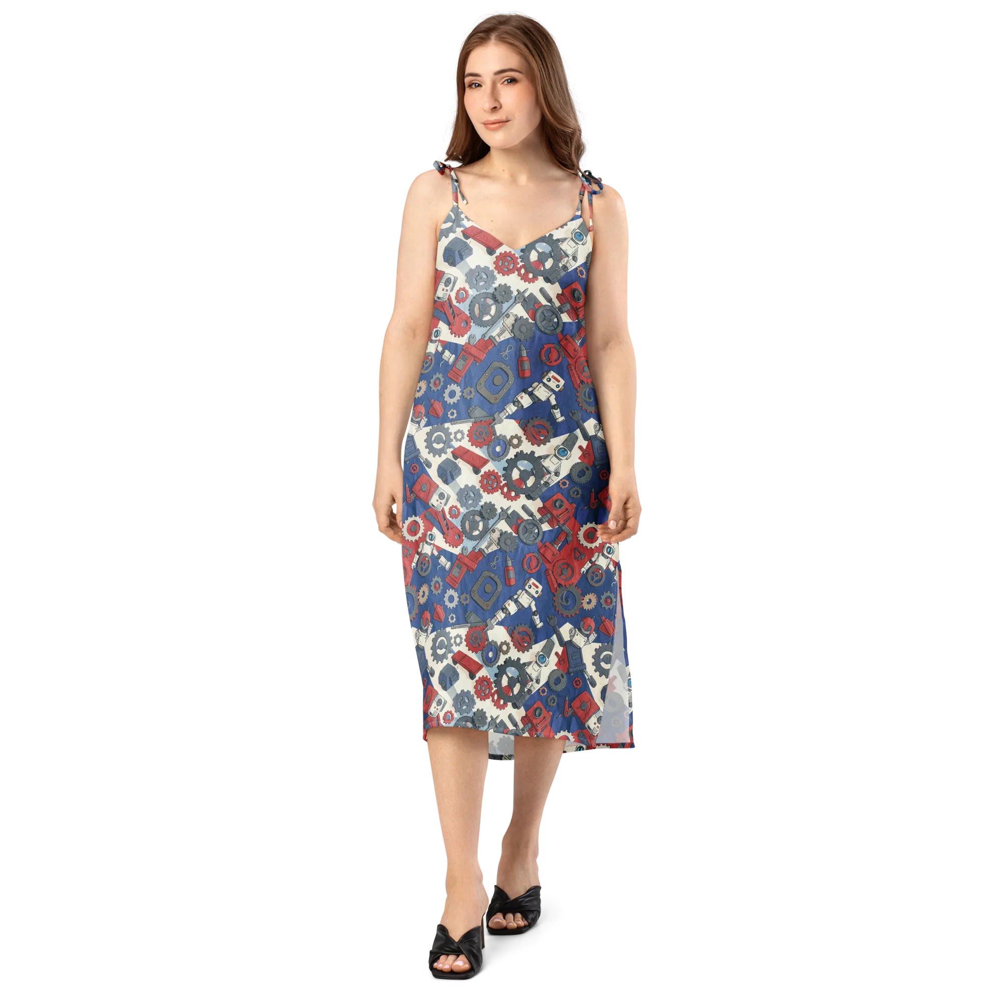 Clockwork Orbit on Slip Dress — Front