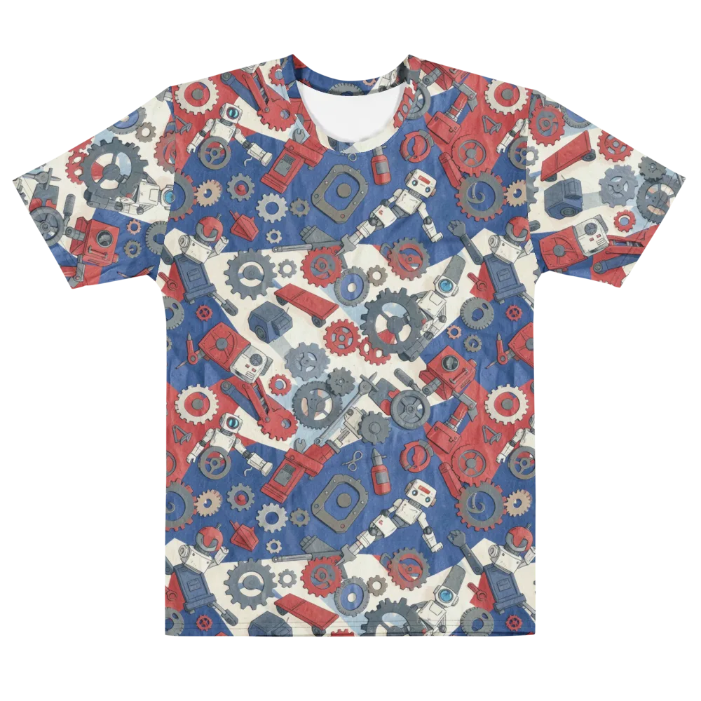 Clockwork Orbit on Men's Cotton Crew Neck T-Shirt — Front