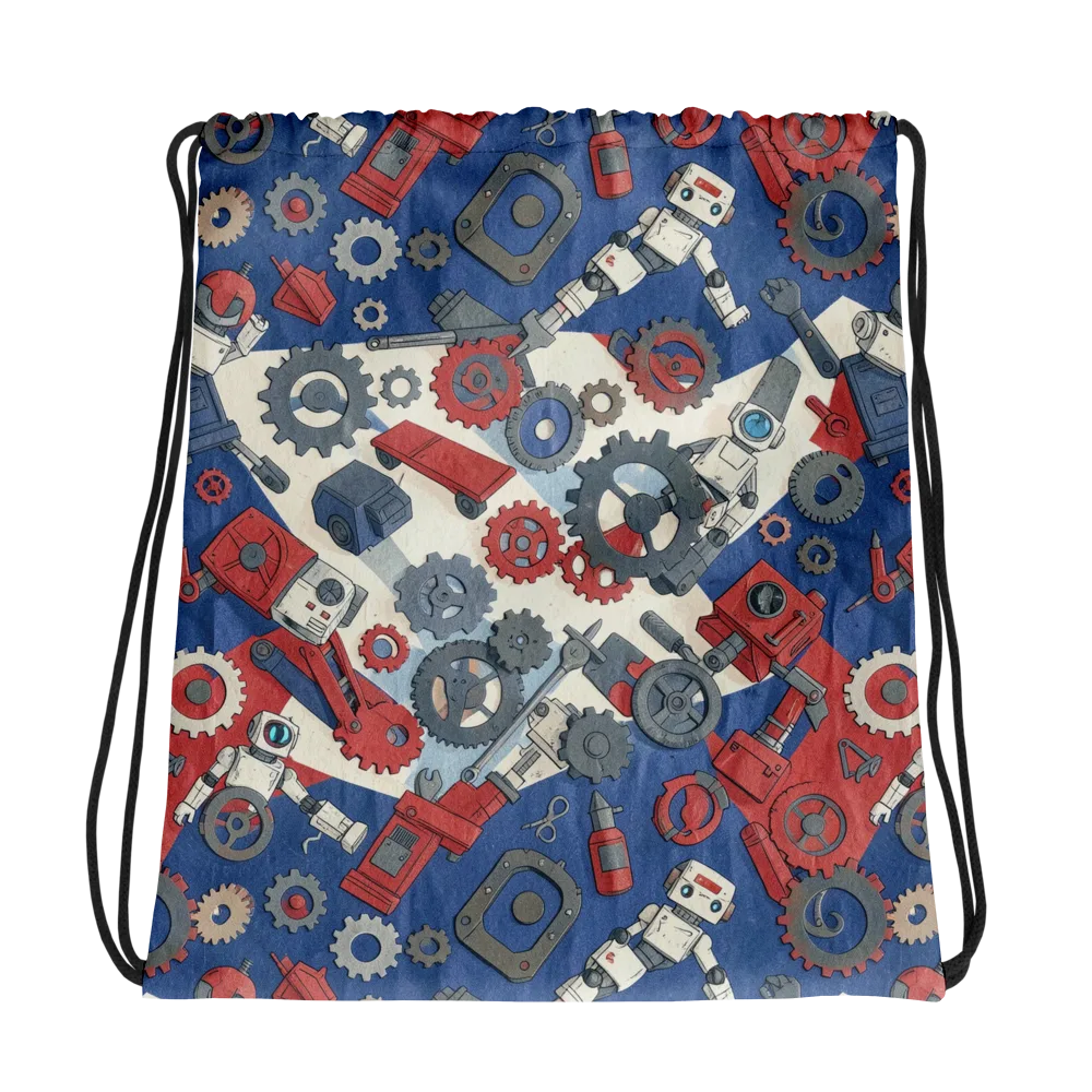 Clockwork Orbit on Drawstring Bag — Photo