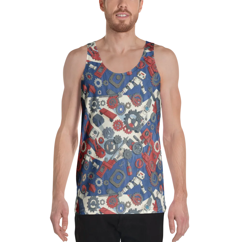 Clockwork Orbit on Men's Tank Top — Front