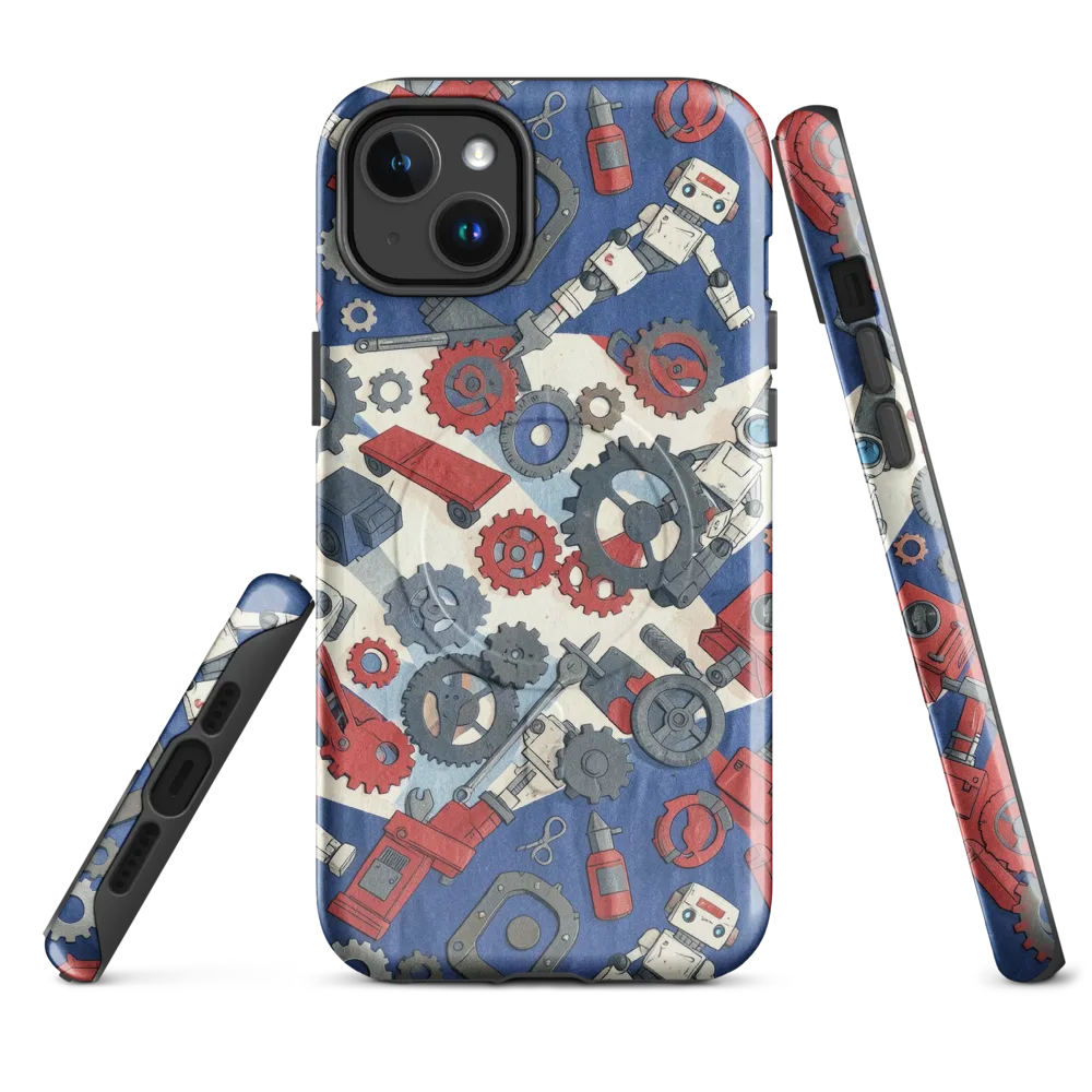 Clockwork Orbit on MagSafe Tough Case for iPhone® — Front