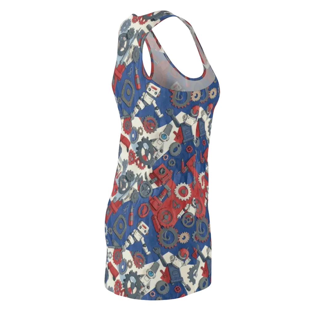 Clockwork Orbit on Racerback Dress — Back Side