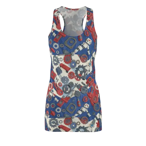 Clockwork Orbit on a Racerback Dress
