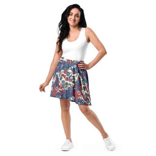 Clockwork Orbit on a Skater Skirt