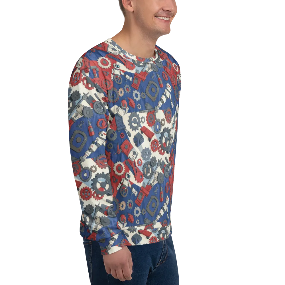 Clockwork Orbit on Sweatshirt — Right Front