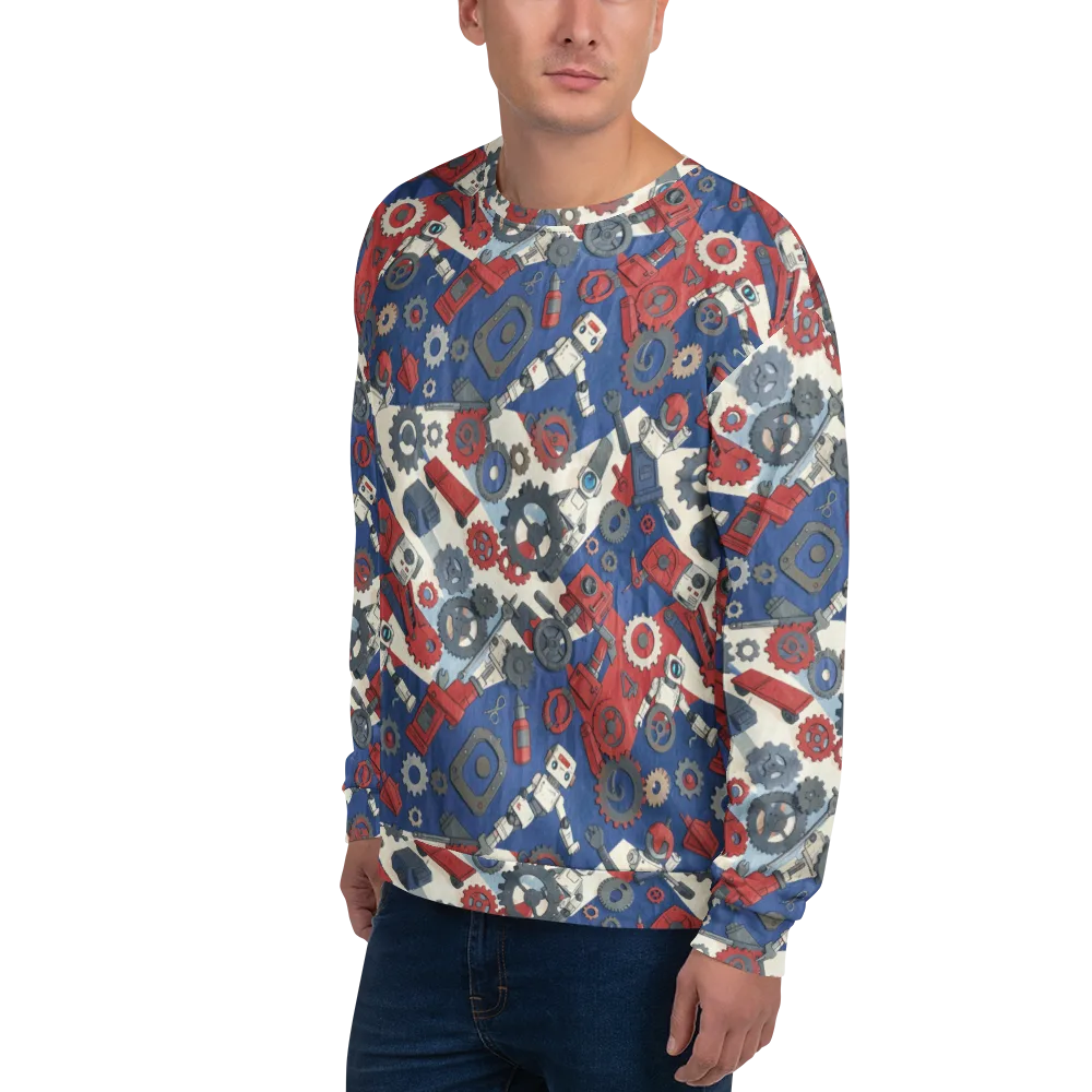 Clockwork Orbit on Sweatshirt — Left Front