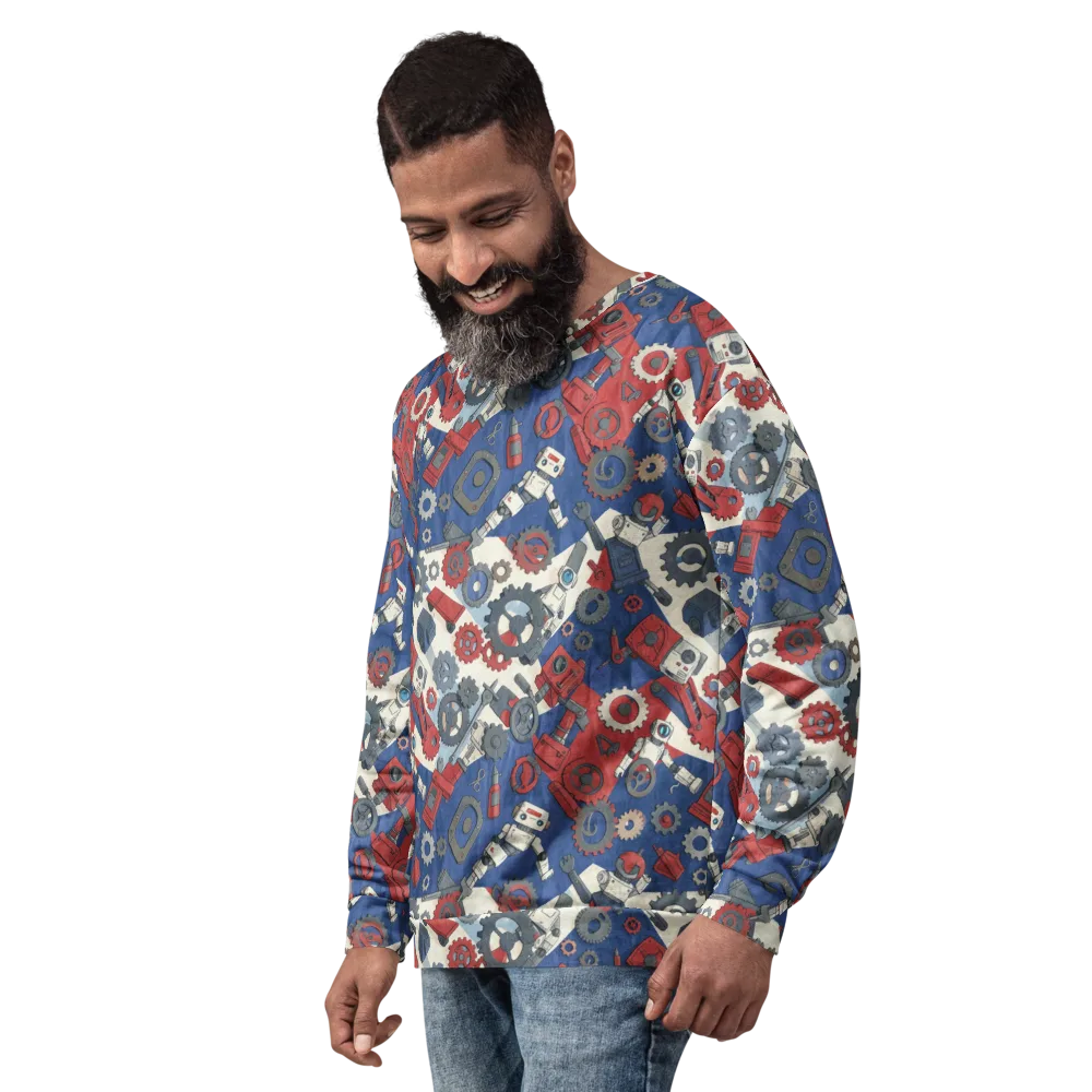 Clockwork Orbit on Sweatshirt — Left Front