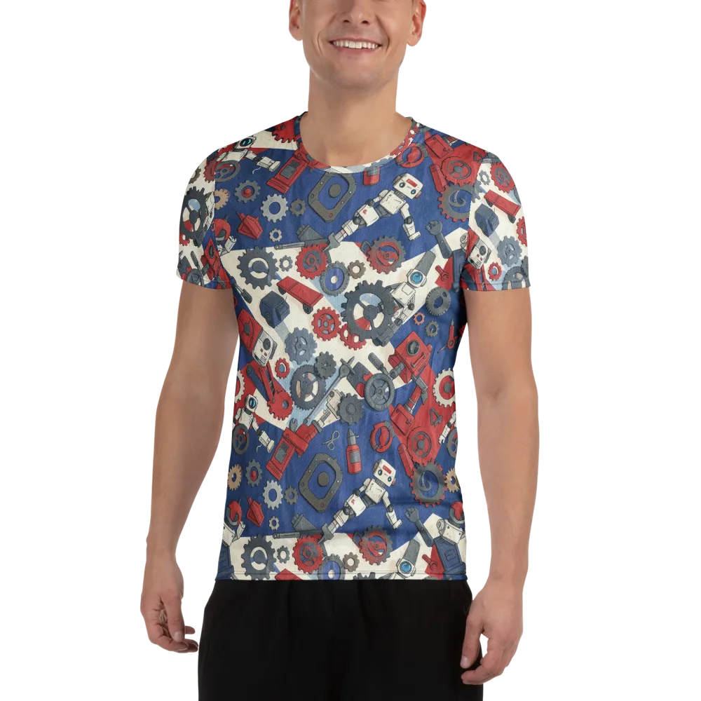 Clockwork Orbit on Men's Athletic T-Shirt — Front