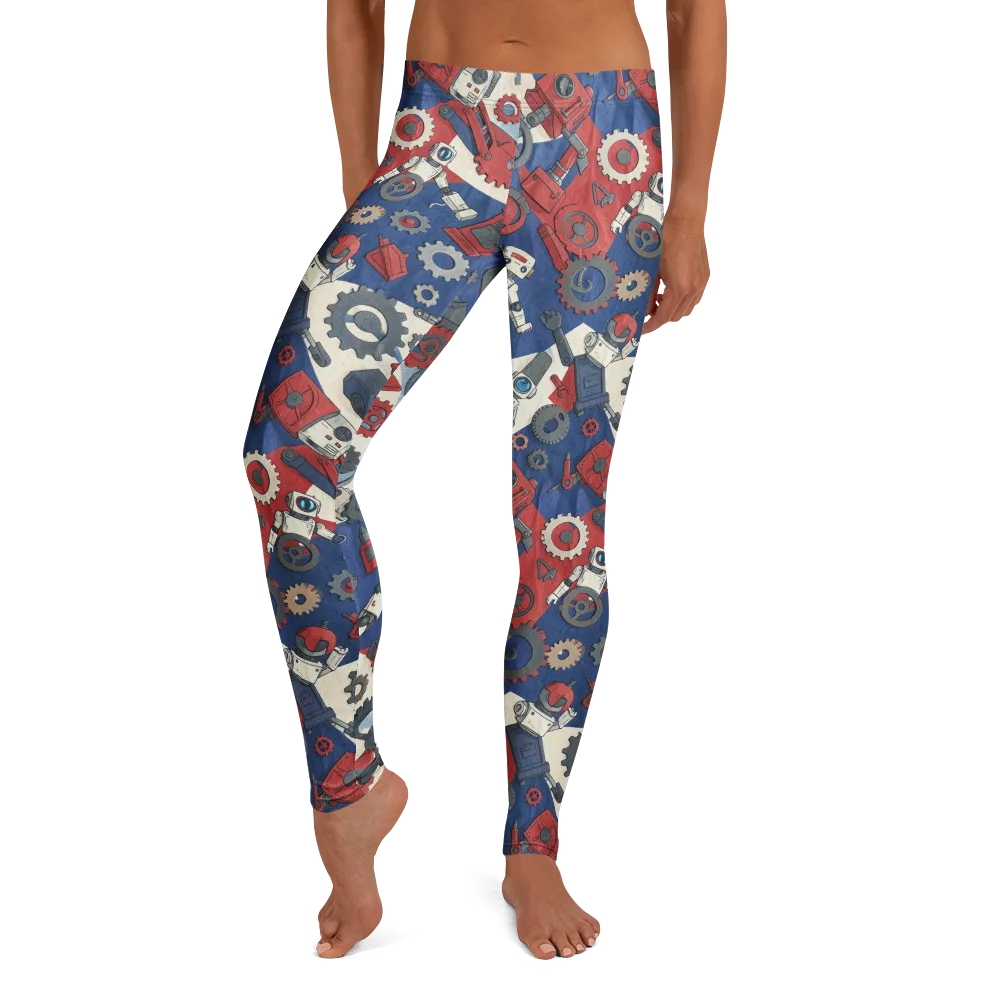 Clockwork Orbit on Leggings — Front