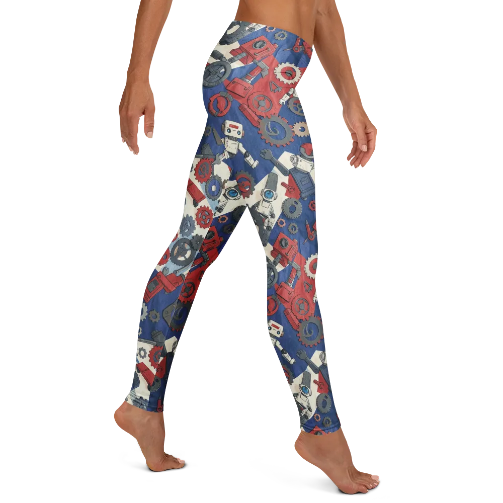 Clockwork Orbit on Leggings — Right