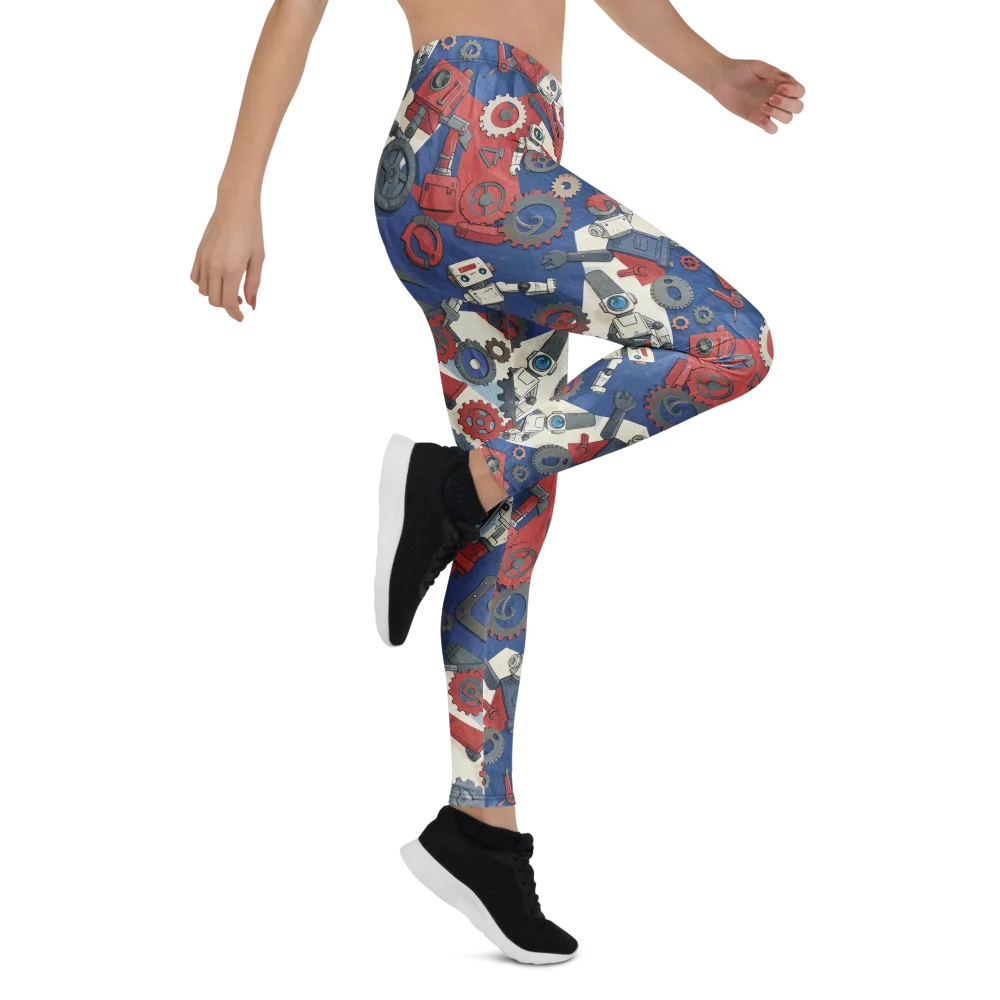 Clockwork Orbit on Leggings — Right