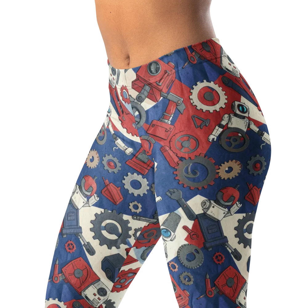 Clockwork Orbit on Leggings — Left Front