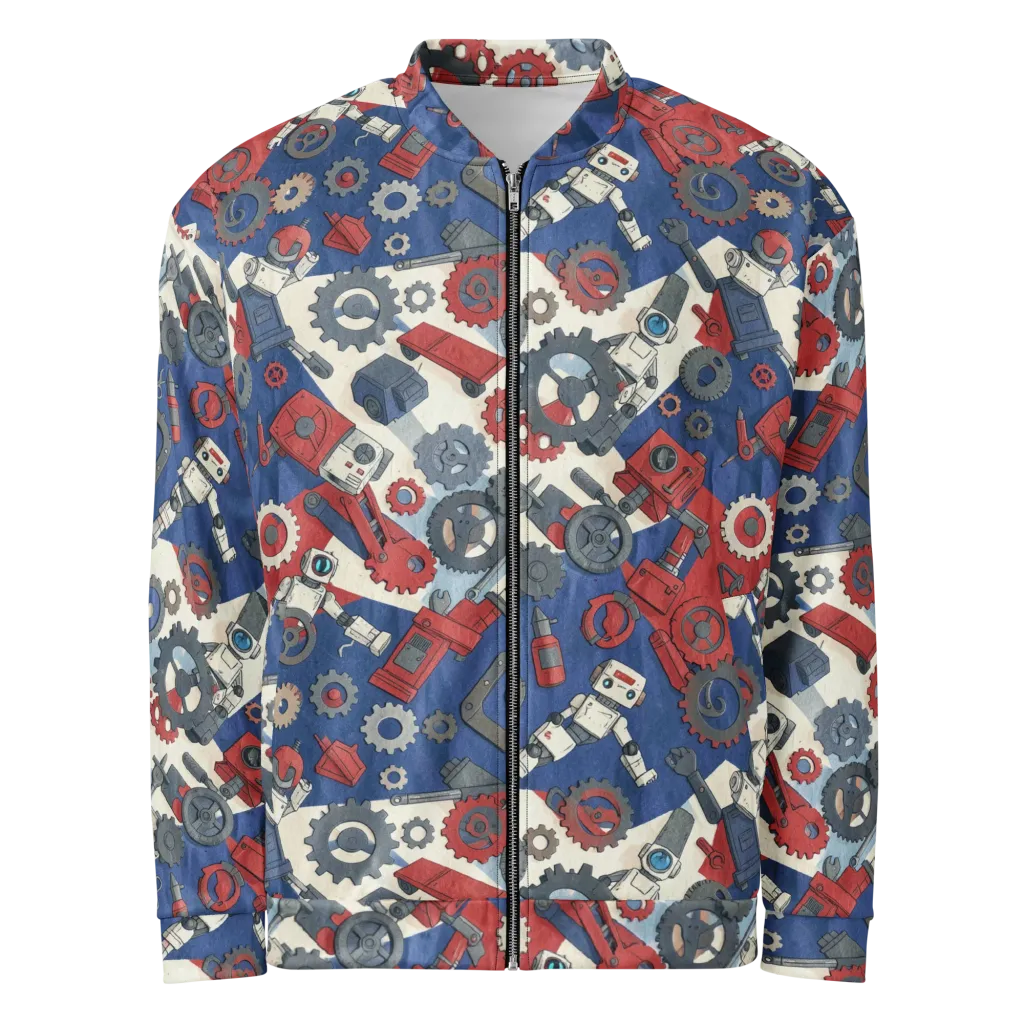 Clockwork Orbit on Bomber Jacket — Front