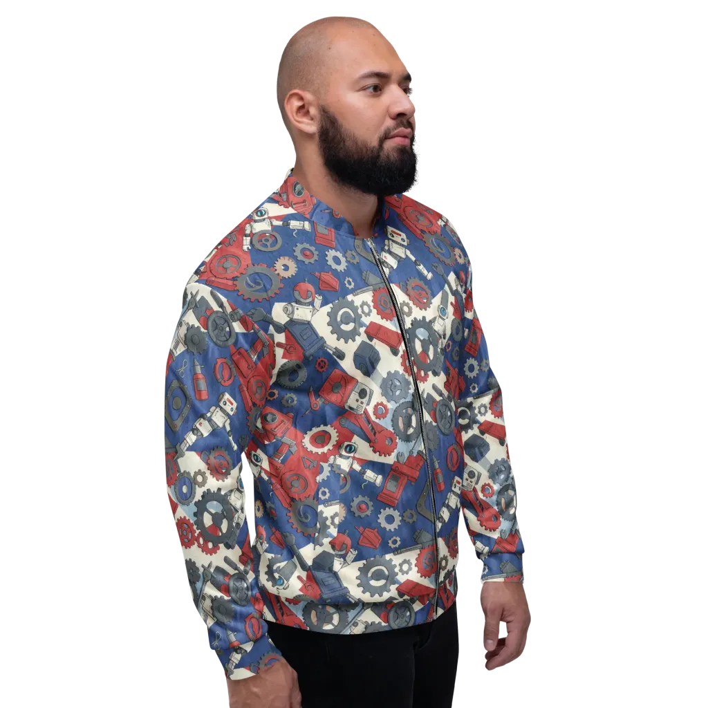 Clockwork Orbit on Bomber Jacket — Right
