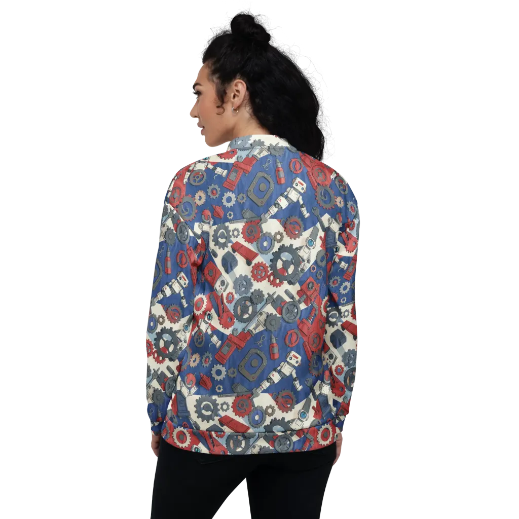 Clockwork Orbit on Bomber Jacket — Back