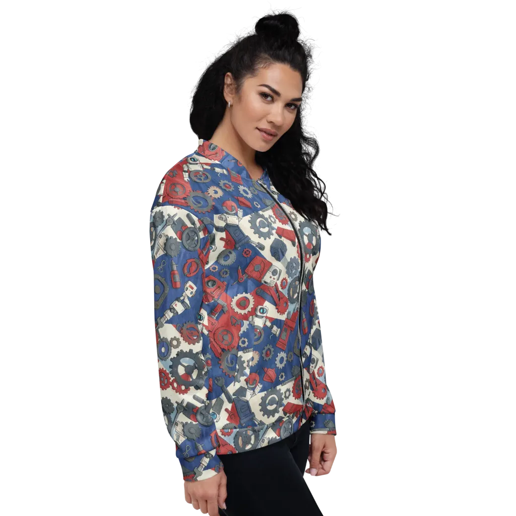 Clockwork Orbit on Bomber Jacket — Right