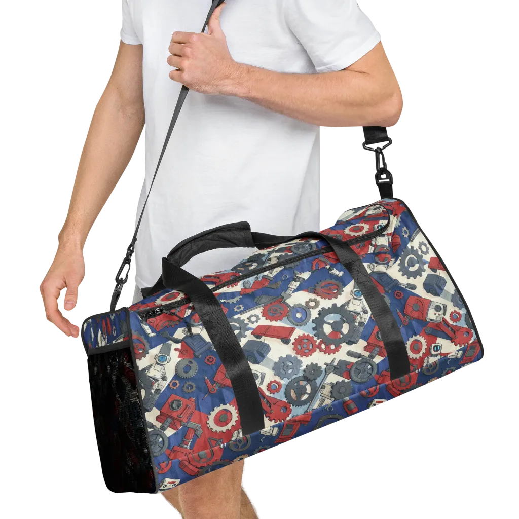 Clockwork Orbit on Duffle Bag — Right Front