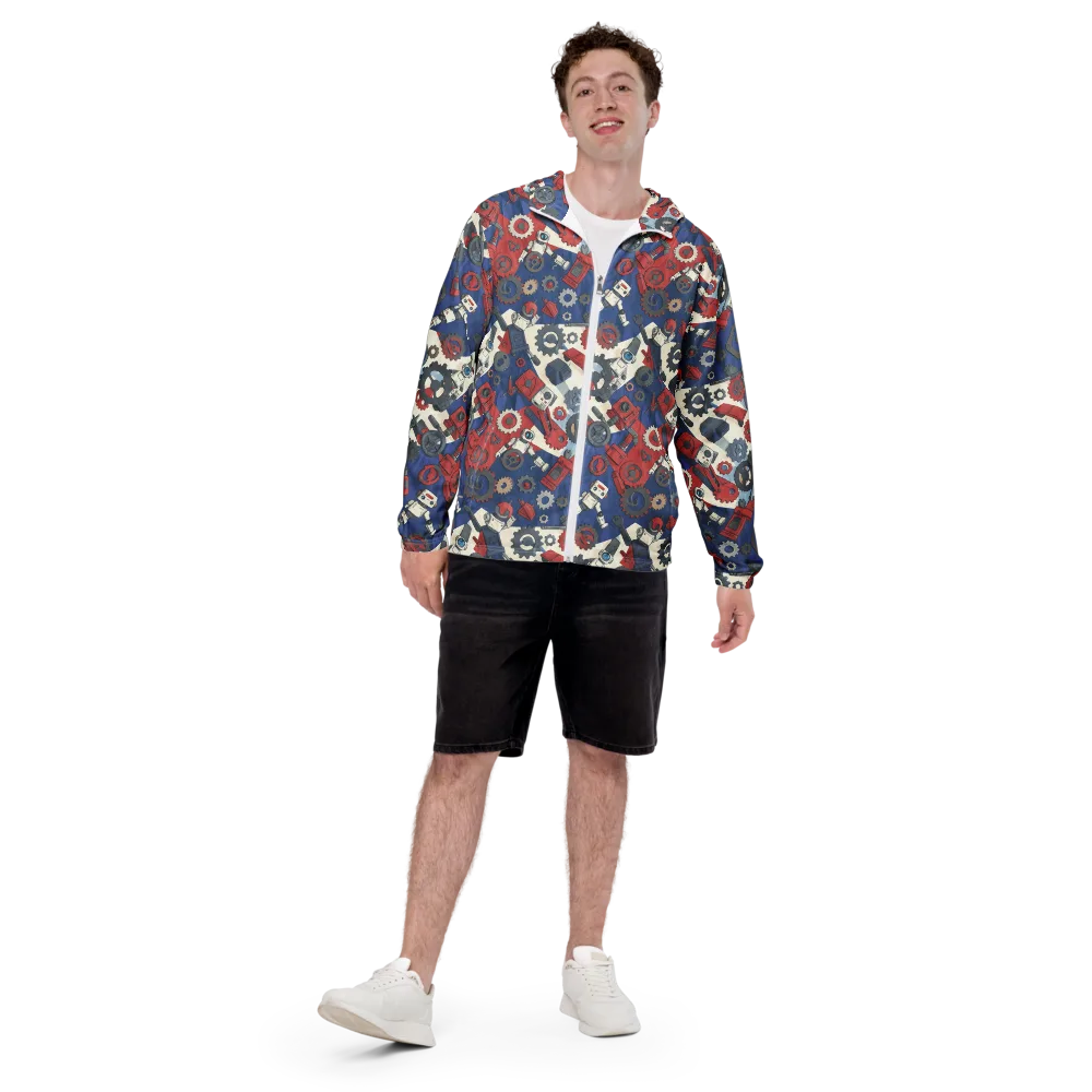 Clockwork Orbit on Men's Windbreaker — Front