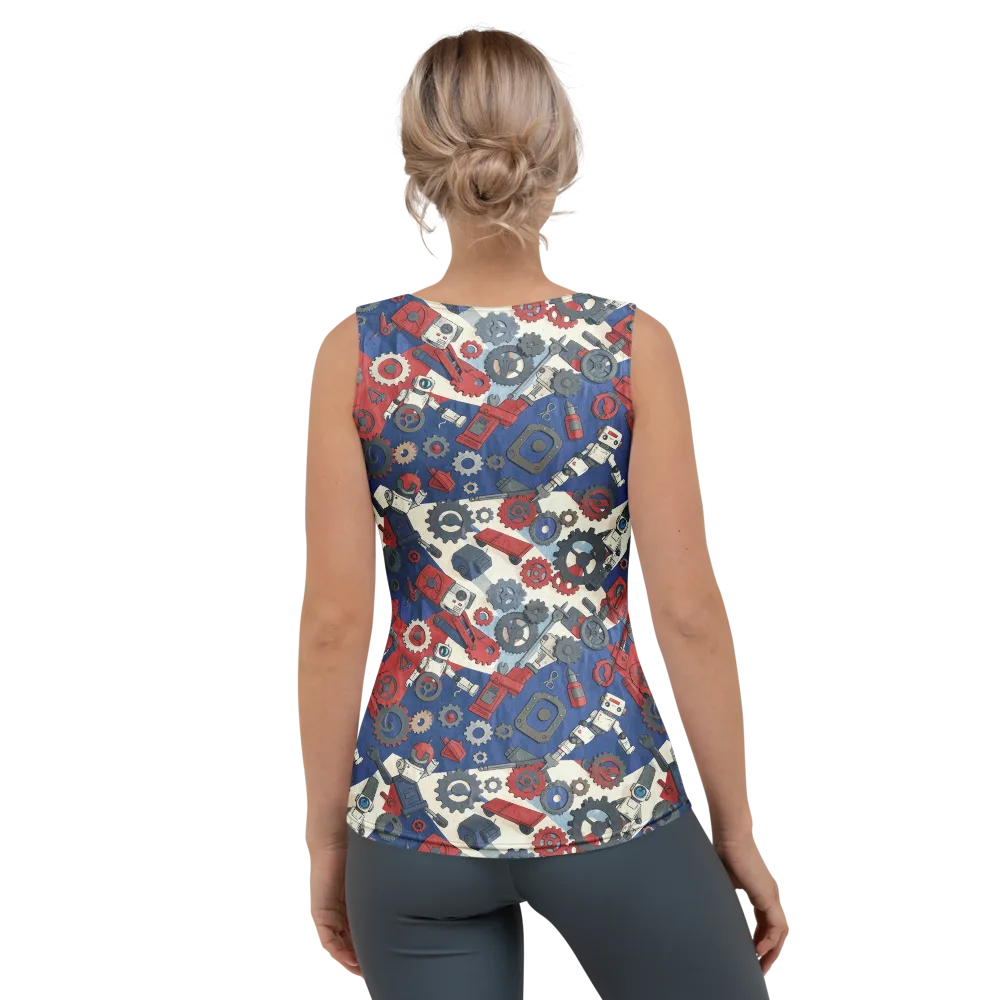 Clockwork Orbit on Women's Tank Top — Back