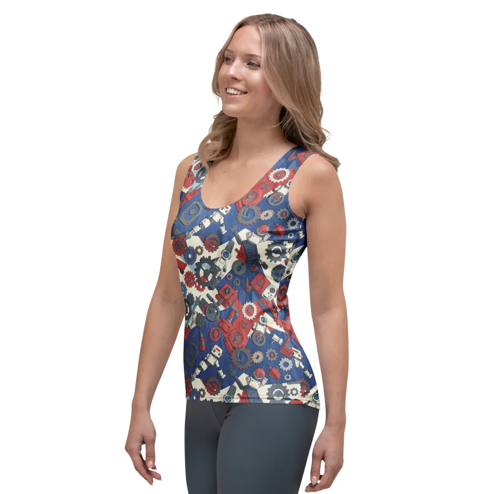 Clockwork Orbit on Women's Tank Top — Left Front
