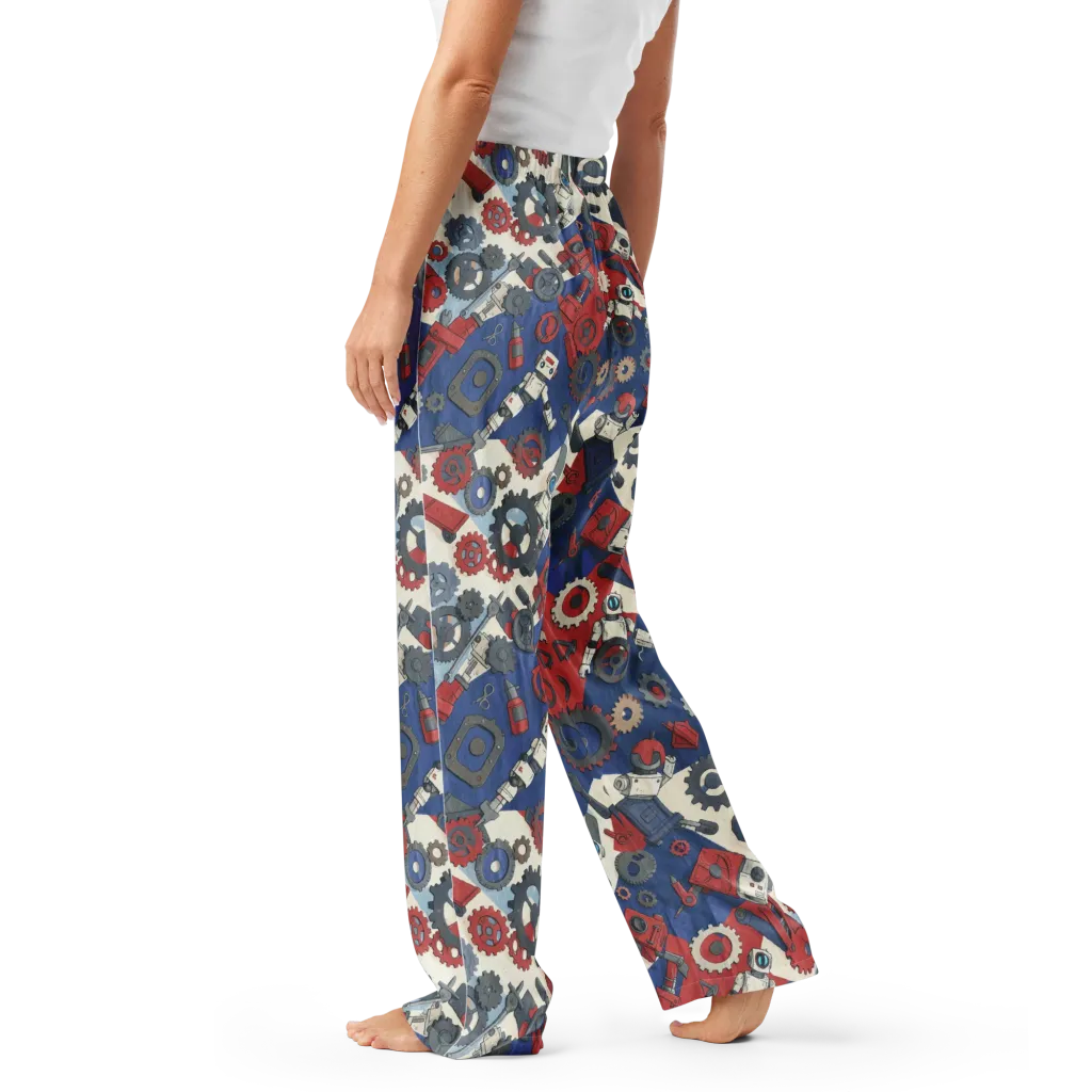 Clockwork Orbit on Women's Pajama Pants — Left