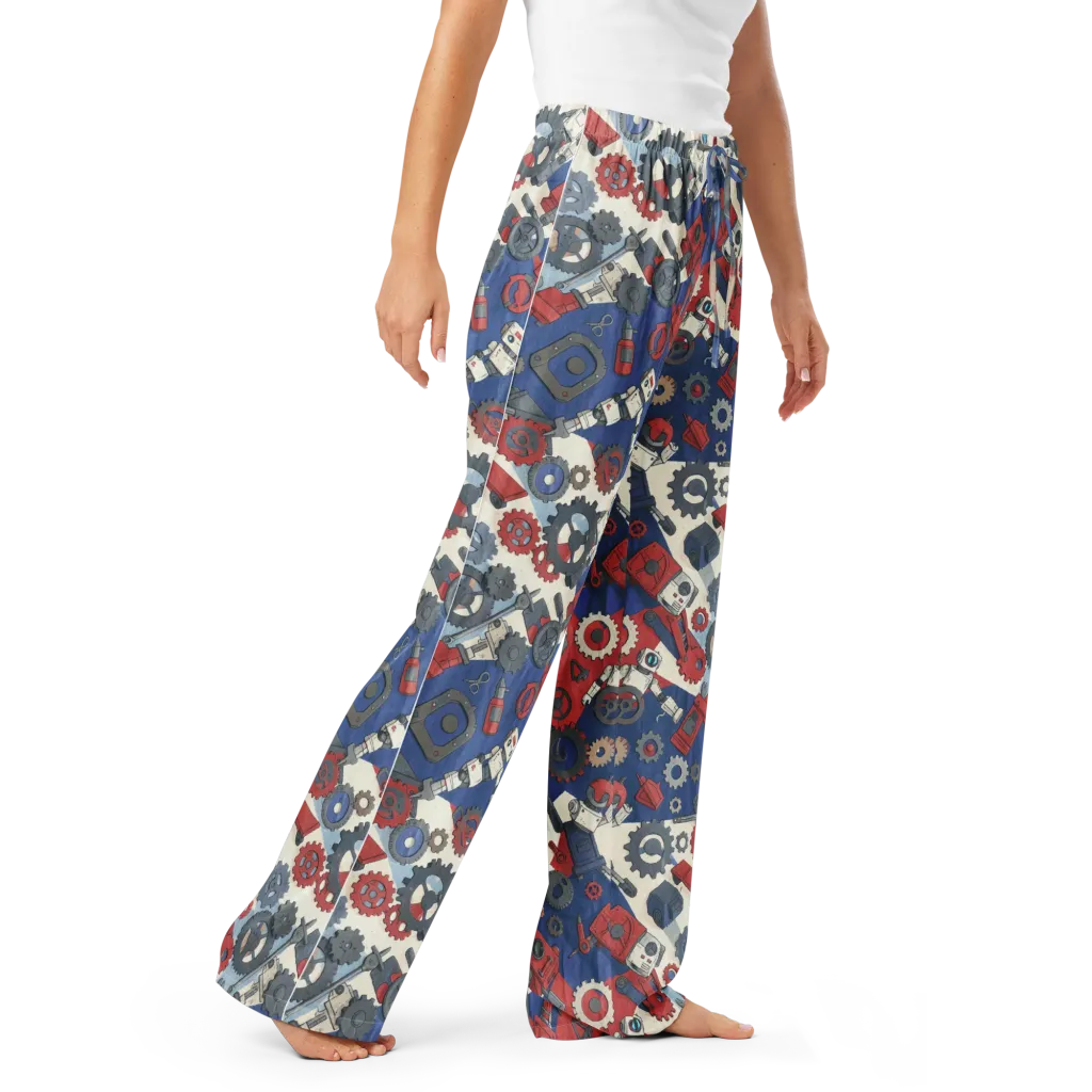 Clockwork Orbit on Women's Pajama Pants — Right Front