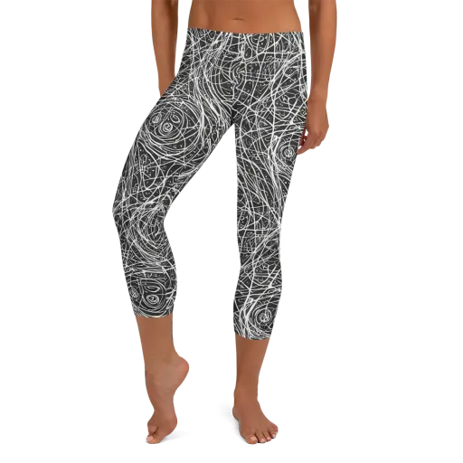 Inkstorm on a Capri Leggings