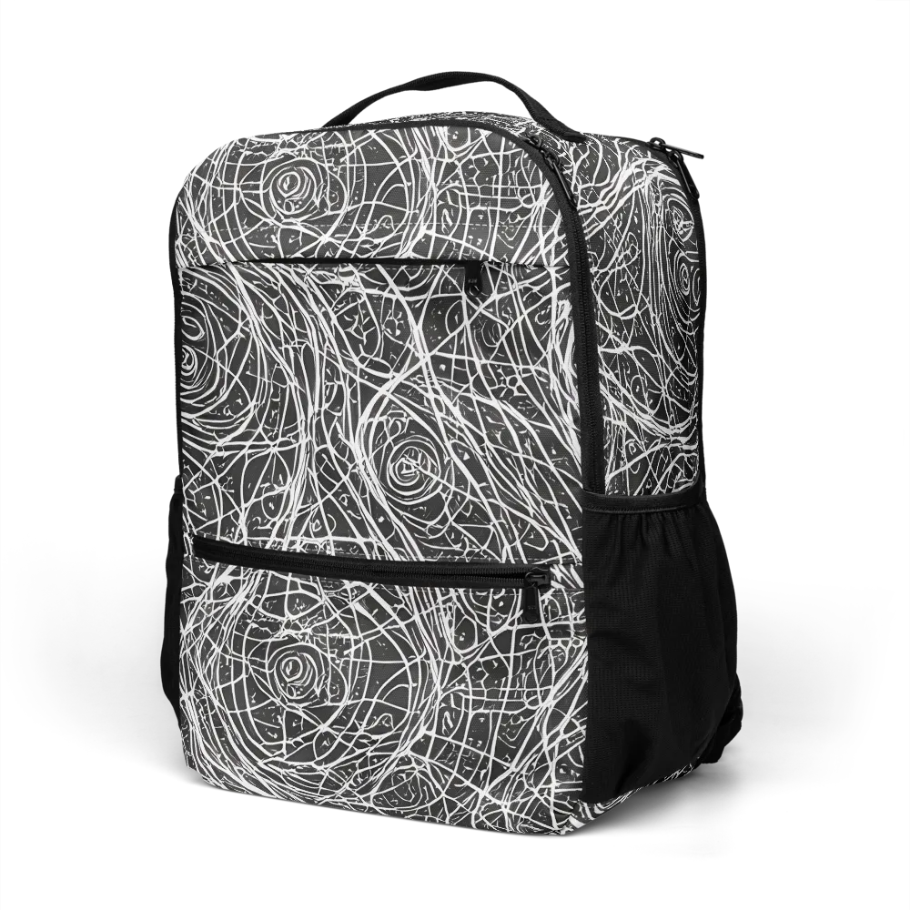 Inkstorm on Utility Backpack — Left Front