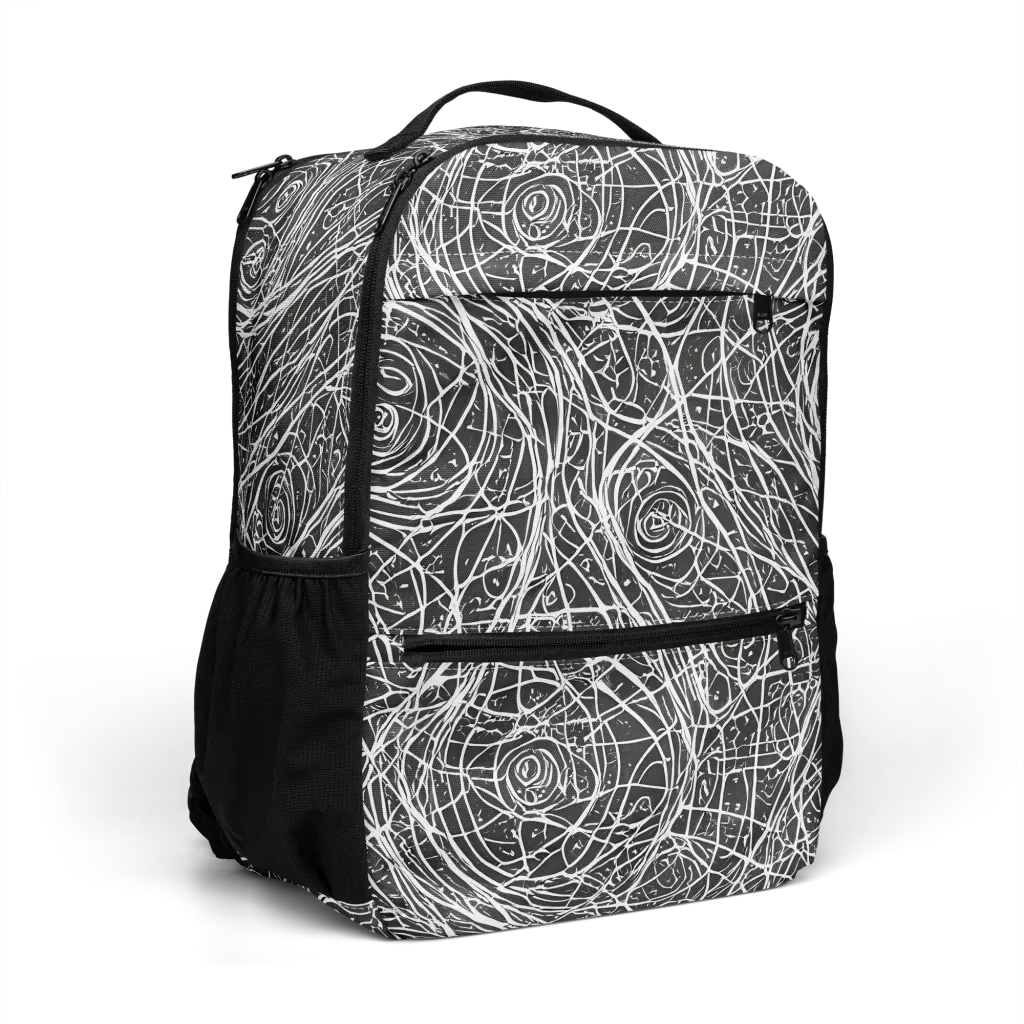 Inkstorm on Utility Backpack — Right Front