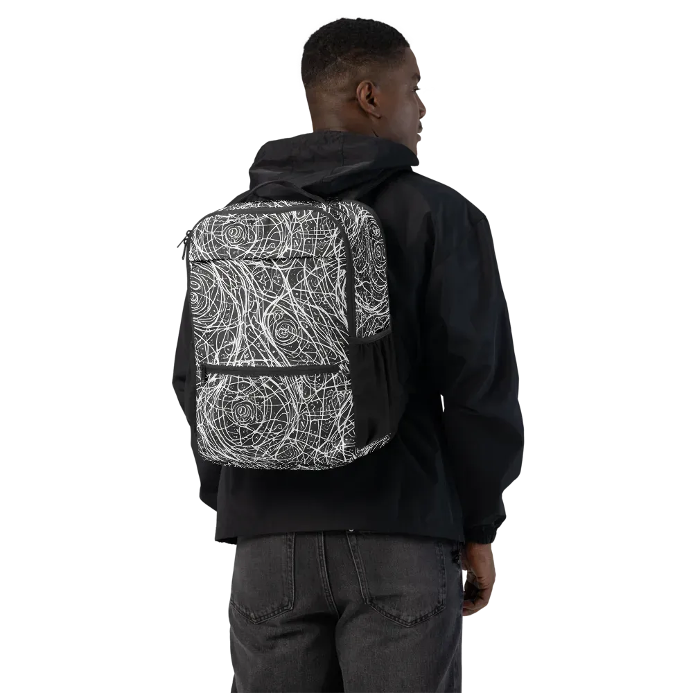 Inkstorm on Utility Backpack — Back