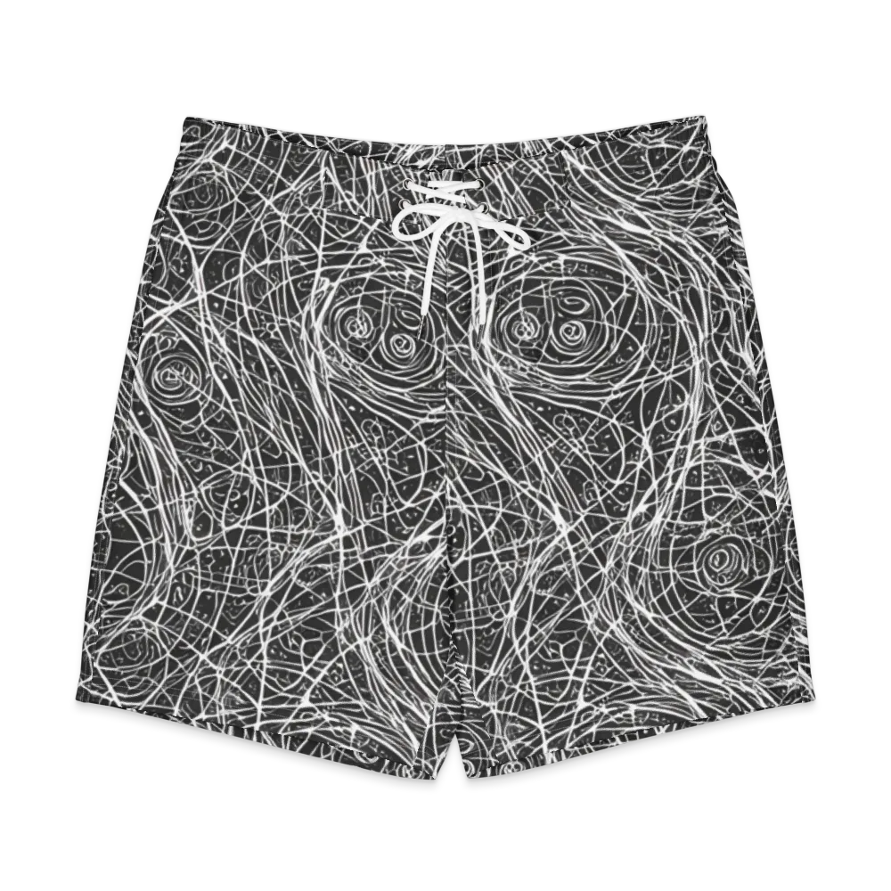 Inkstorm on Men's Board Shorts — Front