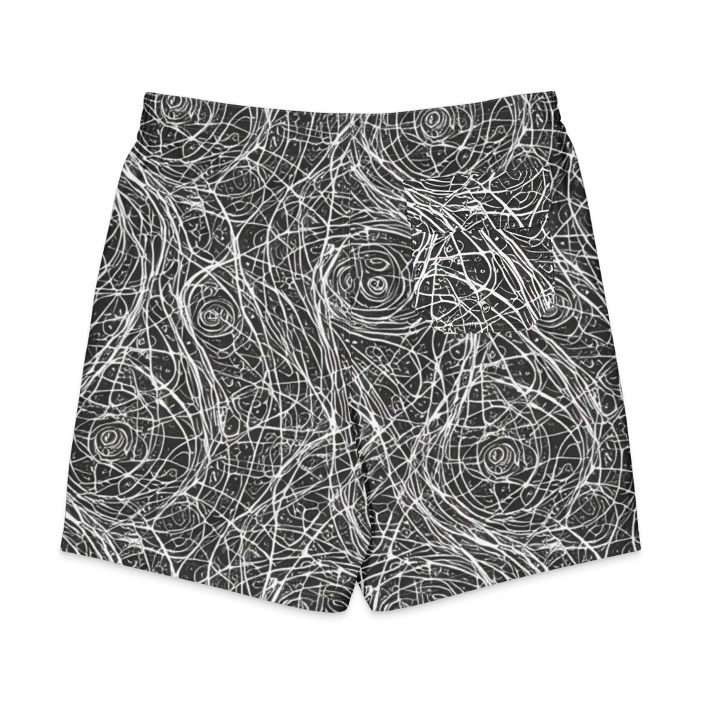 Inkstorm on Men's Board Shorts — Back