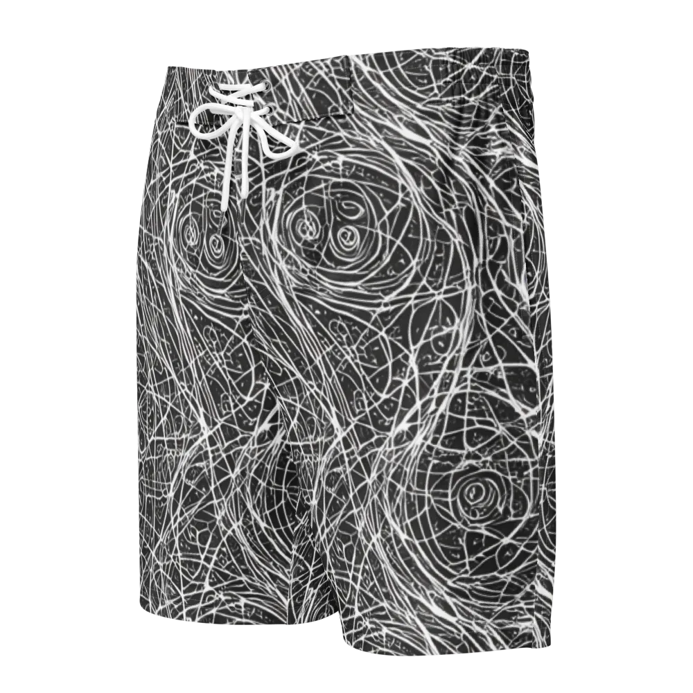Inkstorm on Men's Board Shorts — Front