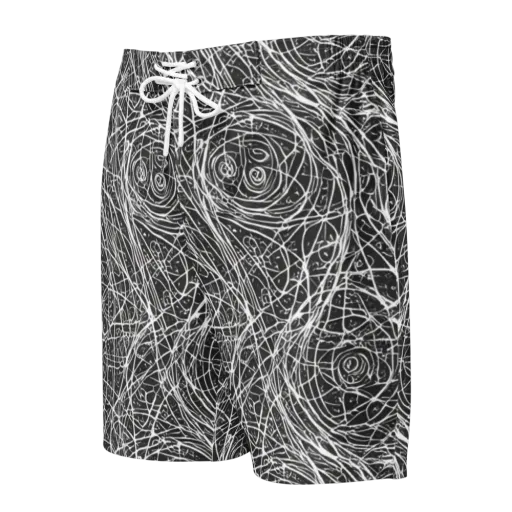 Inkstorm on a Men's Board Shorts