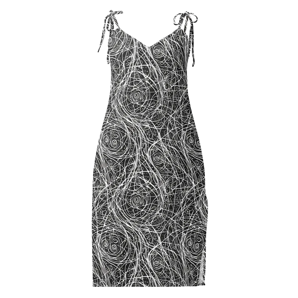 Inkstorm on Slip Dress — Front