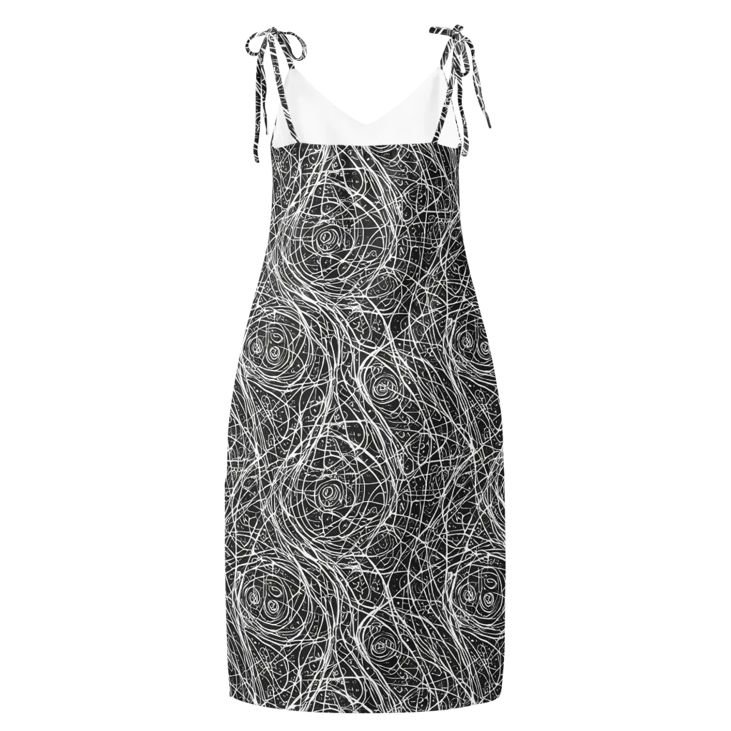 Inkstorm on Slip Dress — Back
