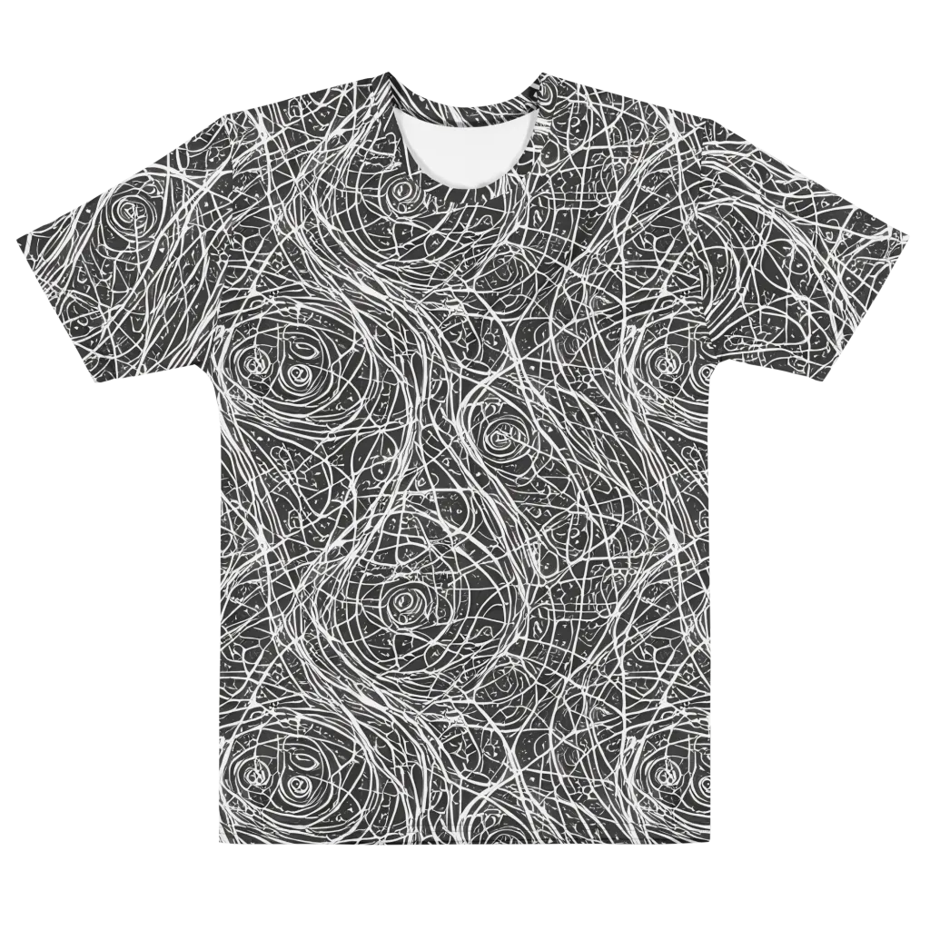 Inkstorm on Men's Cotton Crew Neck T-Shirt — Front