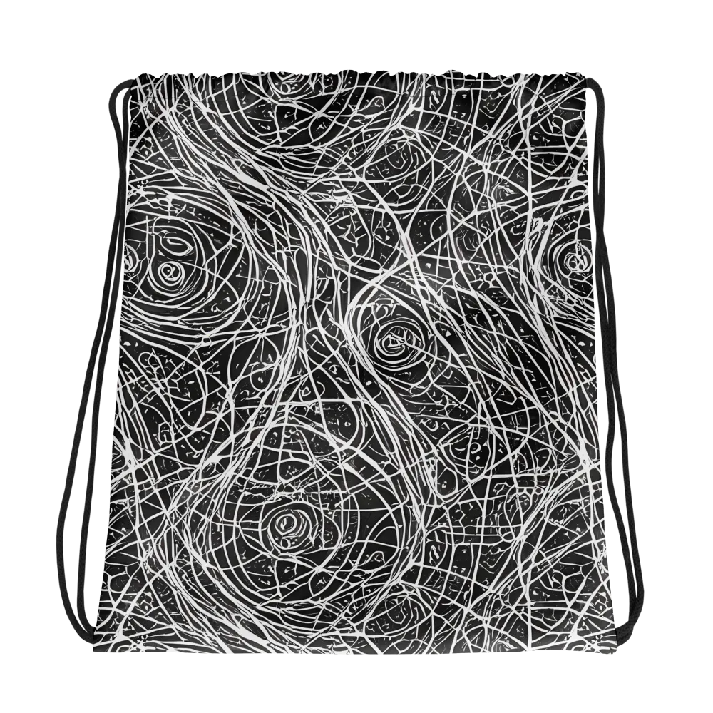 Inkstorm on Drawstring Bag — Photo