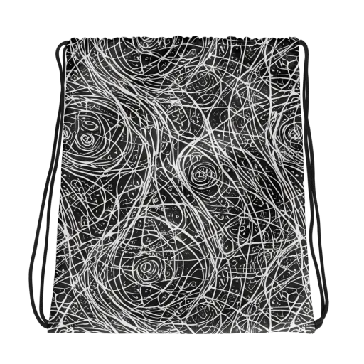 Inkstorm on a Drawstring Bag