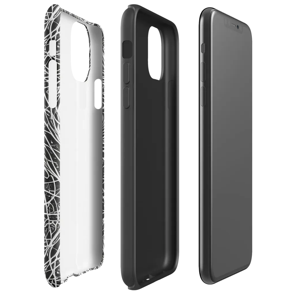 Inkstorm on Tough Case for iPhone® — Right